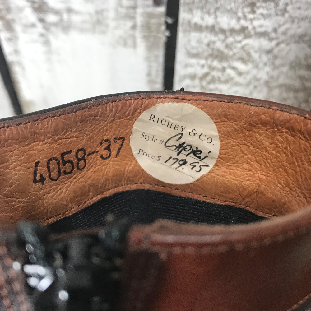 Yofi Distressed BoHo Festival Ankle Boots - Picture 3 of 8